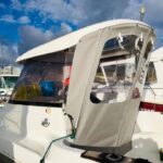 Biminis réalisés sur mesure par notre atelier de sellerie nautique