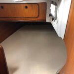 Fauteuil en cuir sur-mesure cabine voilier