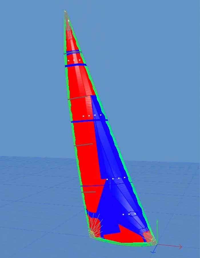 solent tri-radiale vue 3D